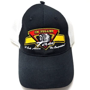 Gorra CM Pulling Tires Corte de Neumáticos Indiana Negra Correa B28D - Imagen 1 de 5