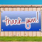 Vinyl Banner Sign Thank You Holidays and Occasions Marketing Advertising Blue