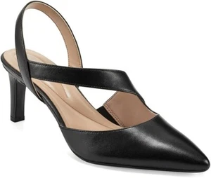 Easy Spirit Z1380* Damen-Pump schwarz Leder spitz zulaufend Recruit Größe 9,5 M - Bild 1 von 6
