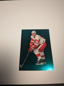 Sergei Fedorov #238 1995-96 Parkhurst Inter. Emerald Ice Insert Card ERROR