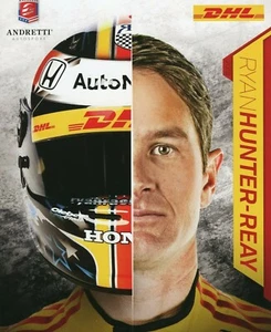 2018 INDY 500 RYAN HUNTER REAY USA ANDRETTI DHL RACING INDYCAR 8x10 HERO CARD ! - Picture 1 of 2