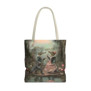 Bolso de Mano Crocodile River Dance Damas Bolso Unisex Cuadrado NUEVO NUEVO CON ETIQUETAS - Imagen 1 de 13