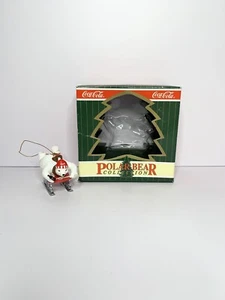 Vintage COCA COLA POLAR BEAR 1996 ORNAMENT Coke Polar Bear - Picture 1 of 3