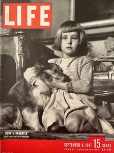 1947 Vintage Life Magazine September 8, 1947 Duke’s Daughter  - Picture 1 of 1