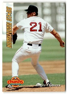 1994 Pinnacle Church's Hometown Stars #13 Roger Clemens
