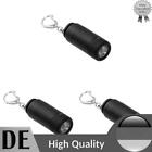 LED Mini Flashlight Portable Key Chain Outdoor Camping Hiking Torch (Black)