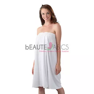 Baumwolle Frottee Spa Halstuch für Frauen Stretch Tuch Bad Dusche langer Bademantel - AG12 - Bild 1 von 4