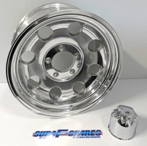 ALLOY WHEEL SET of 4 17X9 CHROME - Picture 1 of 2