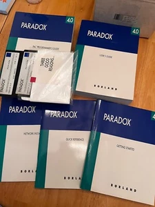 *KB* Juego de discos HD Borland Paradox 4.0 vintage para DOS 5.25" 23FN-PDX13-40 (TTC20) - Imagen 1 de 5