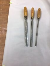 Set of Robert Sorby Paring Chisels