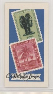 1961 Sweetule Stamp Cards Belgian Congo #14 z6d