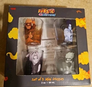 Naruto Shippuden Team 7 Figuren 2 Unzen Mini Schnapsgläser | 4er Set - Bild 1 von 7