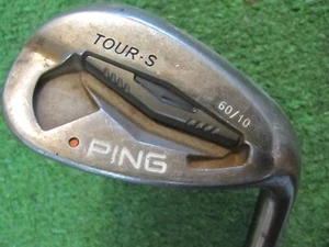 PING TOUR ORANGE DOT 60 DEG. LOB WEDGE, PROJECT X 5.0 SENIOR FLEX STEEL SHAFT - Picture 1 of 16