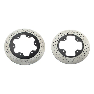 Front+Rear Brake Rotors For Triumph Bonneville 865 T100 06-14 Scrambler 865 /EFI - Image 1 of 4