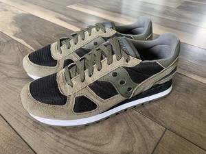 saucony shadow olive black