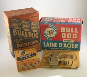 Bulldog Kronkorken, Stahlwolle, Gummiglasdichtungen & Flügelverschluss | 4 Stück | unbenutzt - Bild 1 von 3