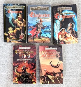 Forgotten Realms = Ed Greenwood = ELMINSTER Series = 5 paperbacks - Picture 1 of 4