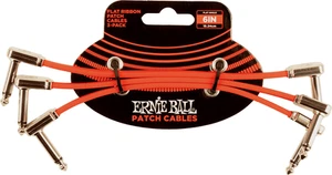 PACKUNG MIT 3 STEREO PATCHKABEL TRS BOGEN 15CM FLAT RIBBON ERNIE BALL 6402 - Bild 1 von 2