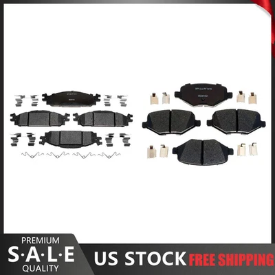 For 2019 2018 2017-2011 Ford Explorer Front & Rear R-Line Ceramic Brake Pads - Image 1 of 4