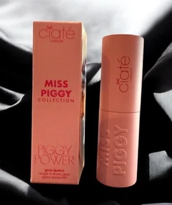 CIATE LONDON Miss Piggy Power Gloss Lipstick PIGGY POWER 3.5 g / .123 Oz NIB - Picture 1 of 2