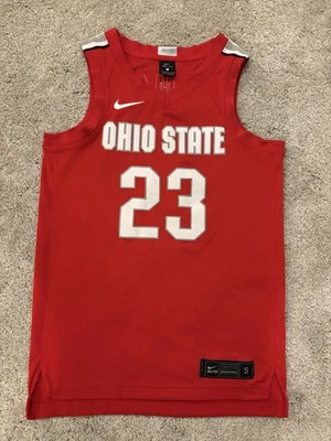 Camiseta deportiva de baloncesto Nike Dri Fit Ohio State Buckeyes LeBron James #23 para hombre S roja Foto 1 de 4