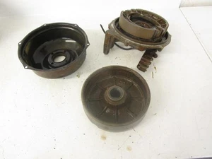 2003-2006 Honda Rancher TRX 350 FE FM TE TM Rear Brake Drum Plate Dust Cover #1 - Picture 1 of 11