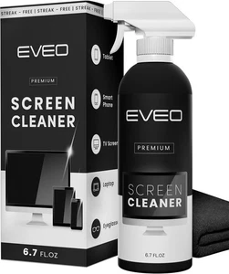 EVEO® Bildschirmreiniger Spray Kit (Streifenfrei) TV Bildschirmreiniger für Smart TV, - Bild 1 von 7