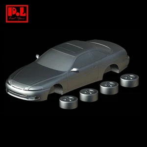 STL File - Lexus SC300 (1992-2000)  - 3D Print 1/87 64 43 32 24 18 LCD Fujimi - Picture 1 of 7
