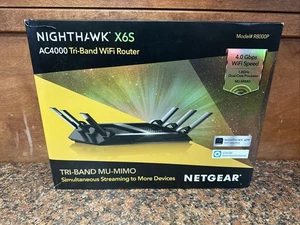 NEW NETGEAR Nighthawk X6S AC4000 Tri-Band  WIFI Wireless Router R8000P-100NAS b3 - Picture 1 of 4