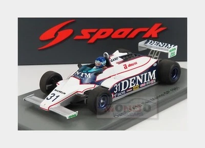 1:43 SPARK Osella F1 Faib Denim #31 San Marino Gp 1981 M.A.Guerra S7253 - Immagine 1 di 2