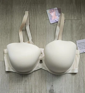 Savage X Fenty Beige Nude Molded Lined Underwire T-Shirt Bra Size 38DD New - Picture 1 of 8