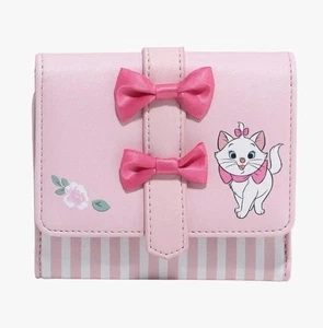 Cartera Her Universe Disney The Aristocats Marie Cat Rosa Arcos y Rayas Nueva con Etiquetas - Imagen 1 de 3