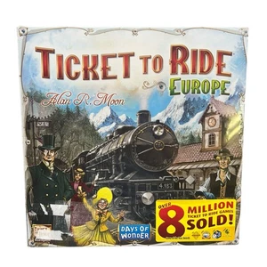 Days of Wonder Ticket to Ride Europe Board Game - 7202 - Brand New Sealed - Picture 1 of 6