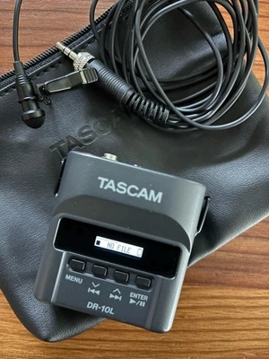 Tascam DR-10L Portable Digital Audio Recorder with Lavalier Microphone w/32GB SD - Image 1 of 4