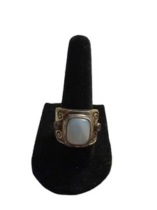 Vintage Sterling Silver Blue Chalcedony & Lolite Sajen Ring - Picture 1 of 8