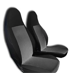 2 FUNDAS DE ASIENTO DELANTERAS DEPORTIVAS NEGRAS GRISES SMART CROSSBLADE... - Imagen 1 de 3