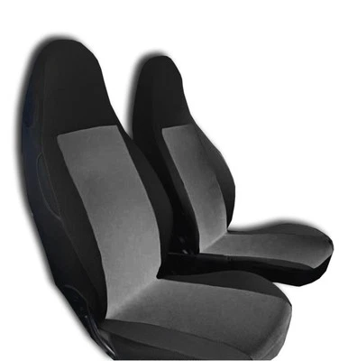 2 FUNDAS DE ASIENTO DELANTERAS DEPORTIVAS NEGRAS GRISES SMART CROSSBLADE... - Imagen 1 de 3