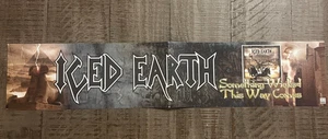Iced Earth Something Wicked Promo Banner Poster 2001 3 x 24 cm 2-seitig - Bild 1 von 2