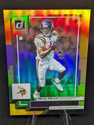 2022 Panini Donruss - Randy Moss #111 Press Proof Premium - Image 1 of 2