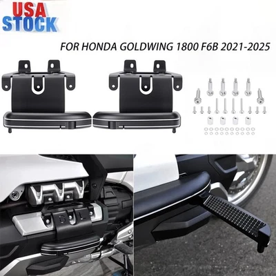 Pair Adjustable Highway Footpegs Engine Protector For Honda Gold Wing GL1800 F6B Foto 1 de 4