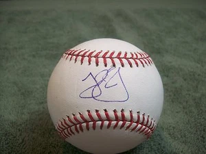 JORDAN SCHAFER HOUSTON ASTROS SIGNED MLB BASEBALL W/COA - Bild 1 von 2