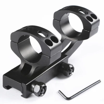 Quick Release Heavy Duty 30mm Dual Ring Offset Rifle Scope Mount Cantilever - Image 1 of 4