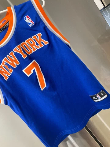 New York Knicks  blue Carmelo Anthony  Adidas   jersey youth Medium NEW Cover