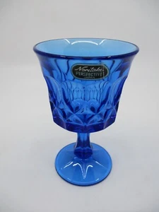 NORITAKE PERSPECTIVE BLUE WINE GLASS - 4 7/8" x 2 7/8" 0206B - Picture 1 of 2