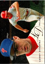 1995 Flair Lenny Dykstra #178 Philadelphia Phillies Baseball Card