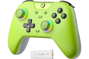 EasySMX X05 Gaming Controller – 7 Colors RGB, Hall Trigger, Green for PC - Picture 1 of 6