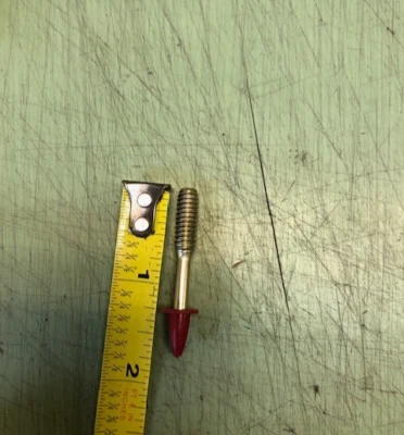 Ramset 1 1/2" 1/4-20 Roscas Punta Roja Sujetadores F427 Caja de 100 Foto 1 de 4