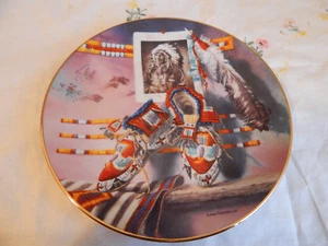 A MILE IN HIS MOCCASINS PLATE THE LORE OF THE WEST - Picture 1 of 4