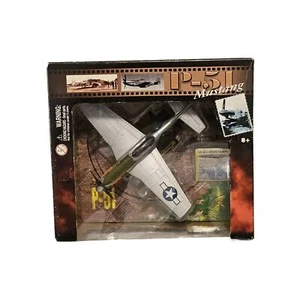 Motor Max Die-cast Metal and Plastic P-51 Mustang Plane 1:48 Scale NEW In Box - Picture 1 of 7