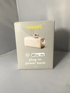 heyday 4200mAh Plugin iPhone Power Bank - Stone White with frees shipping USA - Picture 1 of 4